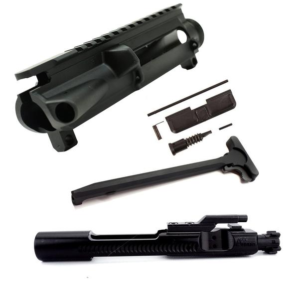 AR-15 5.56/.223 Upper Receiver Build Kit with Black Nitride BCG